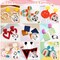 Polymer Clay Earring Making Kit- 30 Clay Earring Cutters, 24 Color Polymer Clay, 8 Circle Cutters, Rollers, B7000 Glue, 640 PCS Earrings Making Tools Accessories for Jewelry DIY (Instructions Include)